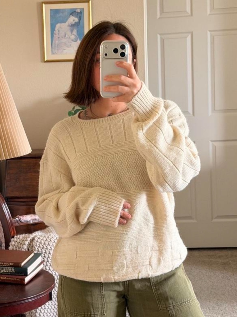 Vintage 90βs Cream sweater